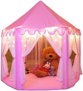 6. Monobeach Princess Tent Girls, Large Playhouse Tent