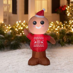 9. Gemmy Industries Airblown Inflatable Gingerbread Man