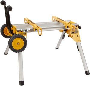#2. DEWALT Table Saw DW7440RS Mobile Rolling Stand