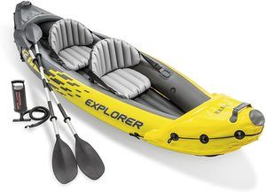 #2. Intex Explorer K2 Kayak, with Aluminum Oars 2-Person