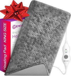 10. GENIANI Electric Heating Pad for Moist and Dry Heat Therapy