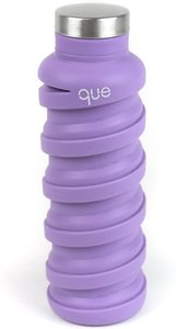 10. que Bottle – 20 oz Collapsible Water Bottle, Violet Purple