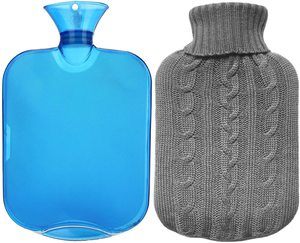 2. All one tech Transparent Classic Rubber Hot Water Bottle