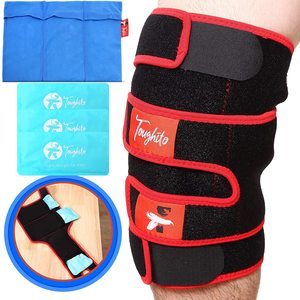 8. TOUGHITO Hot & Cold Knee Ice Pack Wrap
