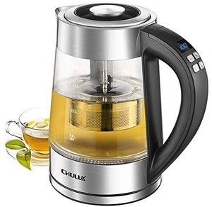 9. CHULUX Electric Glass Kettle, 1.7L