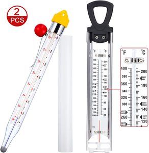 1. BBTO Stainless Steel Candy Deep Fry Thermometer