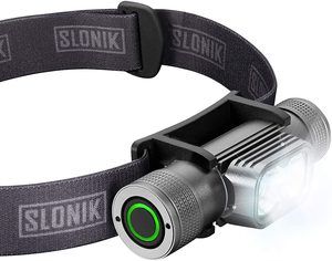 2. SLONIK Rechargeable Headlamp for Adults