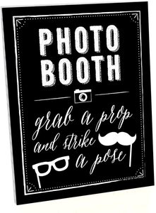 9. Big Dot of Happiness Photo Booth Sign