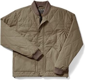 1. Filson Quilted Pack Jacket Tan Large