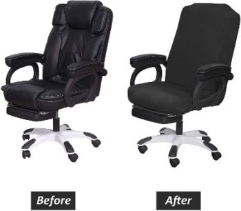 #1. SARAFLORA Office Chairs Covers
