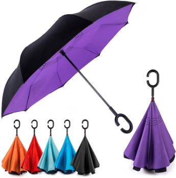 4. EEZ-Y Reverse Inverted Windproof Umbrella