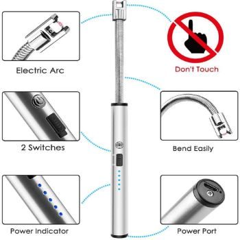 6. Veksun USB Rechargeable Electric Lighter