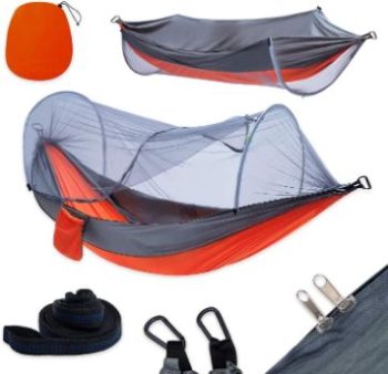 #7. Yoomo Camping Hammock with Mosquito Net
