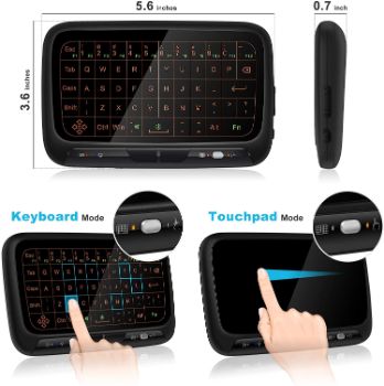 9. AMBOLOVE Mini Wireless Keyboard