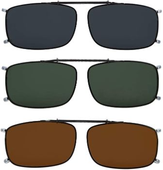 #9. Eyekepper Clip-on Polarized Sunglasses
