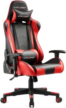 9. GTRACING Gaming Chair (Red)