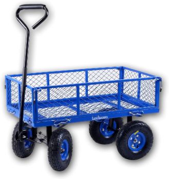 9. Landworks 2103Q044A Heavy Duty Garden Utility Cart