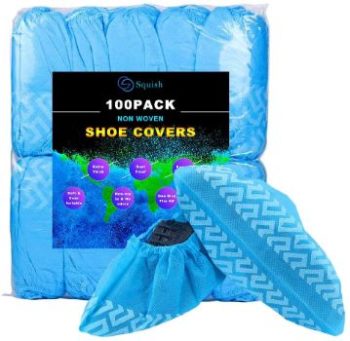 9. squish Non Woven Fabric Boot Covers 100 Pack (50 Pairs)