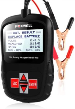 #5. FOXWELL Car Battery Tester