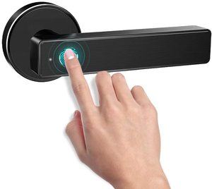 6. Smart Biometric Fingerprint Handle Door Lock