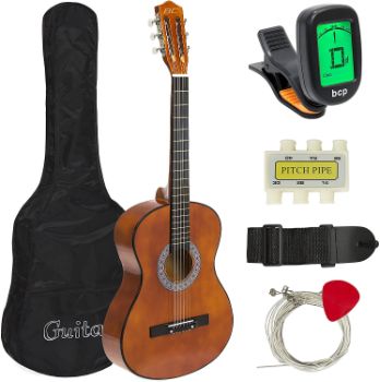 6. Best Choice Products 38in Beginner Acoustic Guitar Starter Kit