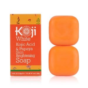 13. Koji White Kojic Acid & Papaya Skin Brightening Soap
