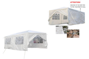 2. Qisan Canopy tent carport 10 by 20-feet