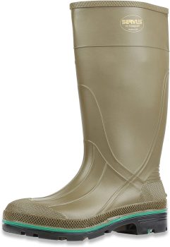 7. Servus MAX 15" PVC Chemical-Resistant Soft Toe Men's Work Boots