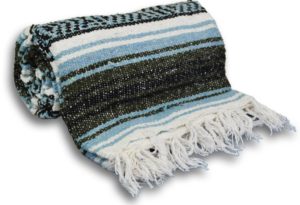 3. Yoga Accessories Traditional Mexican Yoga Blanket