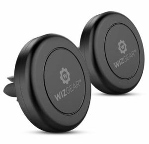 1. WizGear Universal Air Vent Magnetic Car Mount Phone Holder [2 PACK]