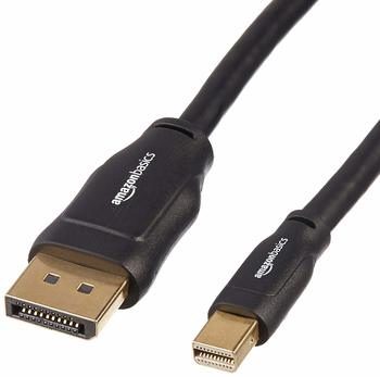 2. AmazonBasics Mini DisplayPort to DisplayPort Cable