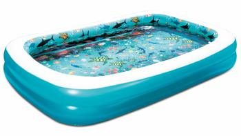 10. Summer Waves 103x69x18 Rectangular Family Pool, 3D graphics, with Pair of 3D 