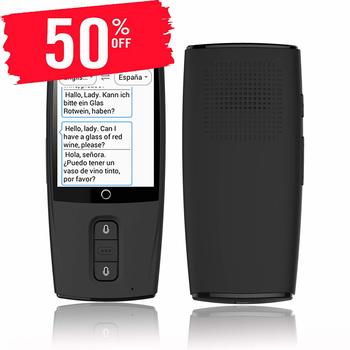 4. OOSSXX Smart Automatic Voice Language Translator, Two-Way audio, 2.4-inch 