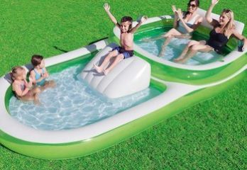 heavy duty inflatable pool slide