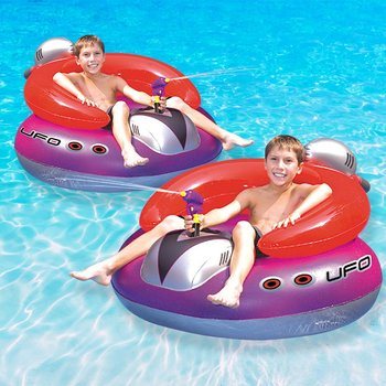 motorized ride on pool toys