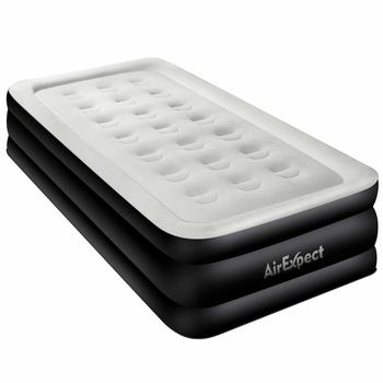 8. AirExpect Inflatable Air Mattress with Double High Elevated Airbed, Twin Size Air