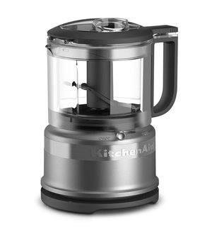 10 KitchenAid KFC3516CU 3.5 Cup Mini Food Processor, Contour Silver (Renewed)