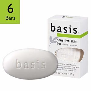 #10. Basis Bar Soap for Sensitive Skin-Cleans and Soothes