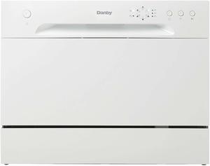 #10. New Model Danby DDW621WDB White Countertop Dishwasher