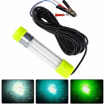 10. Underwater LED Fishing Light 20W 12V-24V Super Bright Lamp Submersible Deep Drop 