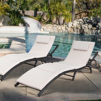 12. Devoko Patio Chaise Lounge Sets