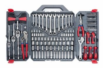 3 Crescent 170 Pc. General Purpose Tool Set - Closed Case