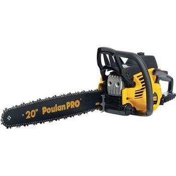 3 Poulan Pro PP5020AV 20-Inch 50cc 2 Stroke Gas Powered Chain Saw With Carrying Case