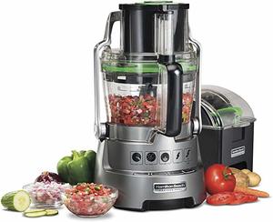 3. Hamilton Beach Professional 14-Cup Dicing Food Processor