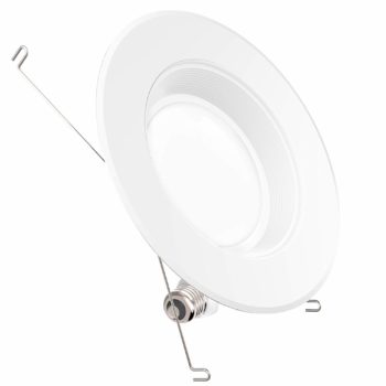 3. Sunco Lighting Inch LED Downlight, Recessed, Baffle Trim, 4000K Cool White