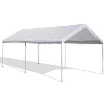 4. Caravan Canopy 10 X 20-Feet Domain Carport, White