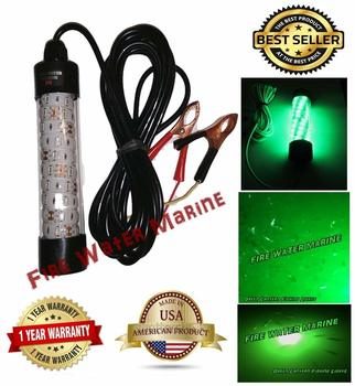 6. 12V LED GREEN UNDERWATER SUBMERSIBLE NIGHT FISHING LIGHT crappie squid boat