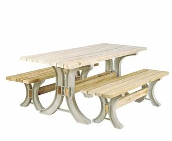 7. 2x4basics 90182ONLMI Custom Picnic Table Kit