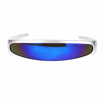 9. Mirror Lens Monolens Cyclops Robotic Futuristic Sunglasses