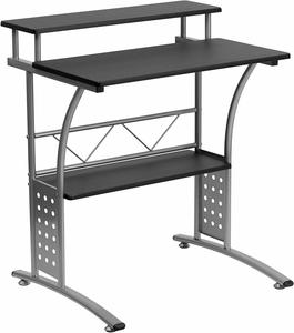 #01- Flash Furniture Clifton Black Computer Desk